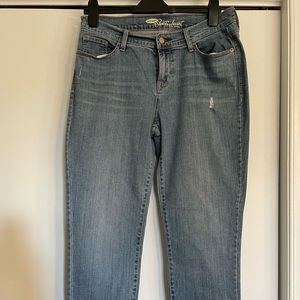 Cropped old navy relaxed jeans
